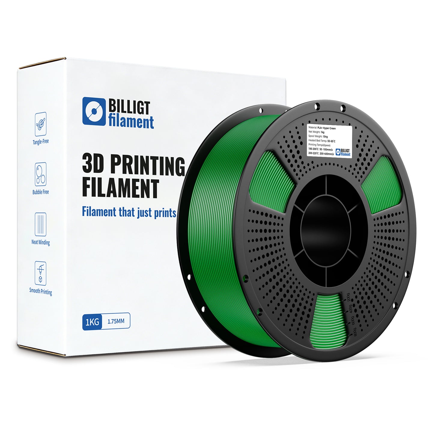 3DP PLA + Hyper 1kg - Grøn